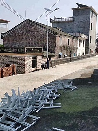 福建乐竞·体育官方网站：230盏led太阳能路灯照亮居民回家路