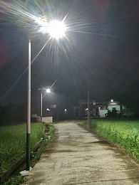 广东韶关始兴乐竞·体育官方网站地区村70盏新农村太阳能路灯